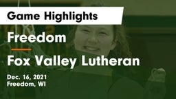 Freedom  vs Fox Valley Lutheran  Game Highlights - Dec. 16, 2021