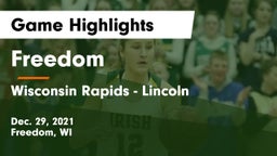 Freedom  vs Wisconsin Rapids - Lincoln  Game Highlights - Dec. 29, 2021