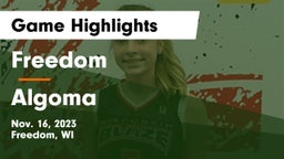 Freedom  vs Algoma  Game Highlights - Nov. 16, 2023