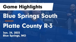 Blue Springs South  vs Platte County R-3 Game Highlights - Jan. 24, 2023