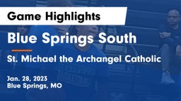 Blue Springs South  vs St. Michael the Archangel Catholic  Game Highlights - Jan. 28, 2023