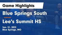 Blue Springs South  vs Lee's Summit HS Game Highlights - Jan. 31, 2023