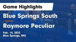 Blue Springs South  vs Raymore Peculiar  Game Highlights - Feb. 14, 2023