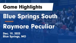 Blue Springs South  vs Raymore Peculiar  Game Highlights - Dec. 19, 2023