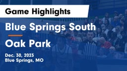 Blue Springs South  vs Oak Park  Game Highlights - Dec. 30, 2023