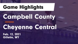 Campbell County  vs Cheyenne Central  Game Highlights - Feb. 12, 2021
