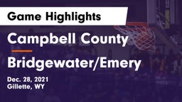 Campbell County  vs Bridgewater/Emery Game Highlights - Dec. 28, 2021