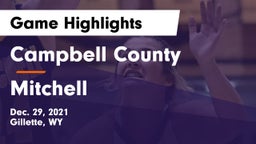 Campbell County  vs Mitchell Game Highlights - Dec. 29, 2021