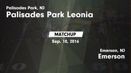 Matchup: Palisades Park Leoni vs. Emerson  2016
