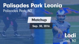 Matchup: Palisades Park Leoni vs. Lodi  2016