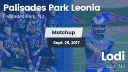 Matchup: Palisades Park Leoni vs. Lodi  2017