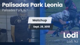 Matchup: Palisades Park Leoni vs. Lodi  2018