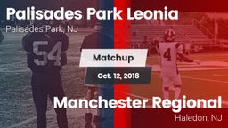 Matchup: Palisades Park Leoni vs. Manchester Regional  2018
