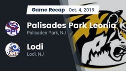 Recap: Palisades Park Leonia  vs. Lodi  2019