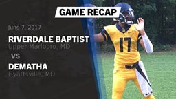 Recap: Riverdale Baptist  vs. DeMatha  2017