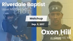 Matchup: Riverdale Baptist vs. Oxon Hill  2017