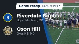 Recap: Riverdale Baptist  vs. Oxon Hill  2017