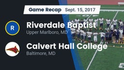 Recap: Riverdale Baptist  vs. Calvert Hall College  2017