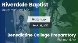 Matchup: Riverdale Baptist vs. Benedictine College Preparatory  2017