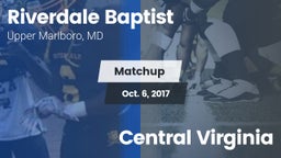 Matchup: Riverdale Baptist vs. Central Virginia 2017