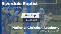 Matchup: Riverdale Baptist vs. National Christian Academy  2017
