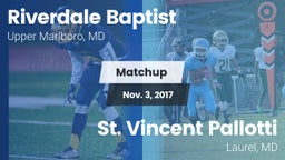 Matchup: Riverdale Baptist vs. St. Vincent Pallotti  2017