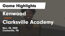 Kenwood  vs Clarksville Academy Game Highlights - Nov. 28, 2020