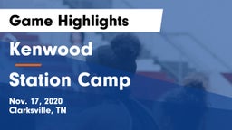 Kenwood  vs Station Camp Game Highlights - Nov. 17, 2020