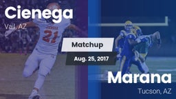 Matchup: Cienega  vs. Marana  2017