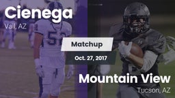 Matchup: Cienega  vs. Mountain View  2017