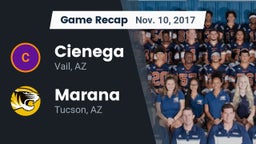 Recap: Cienega  vs. Marana  2017