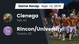 Recap: Cienega  vs. Rincon/University  2018