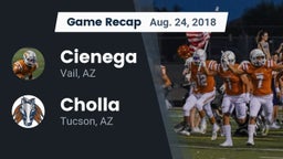 Recap: Cienega  vs. Cholla  2018