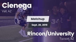 Matchup: Cienega  vs. Rincon/University  2019