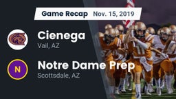 Recap: Cienega  vs. Notre Dame Prep  2019