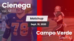 Matchup: Cienega  vs. Campo Verde  2020