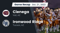 Recap: Cienega  vs. Ironwood Ridge  2022