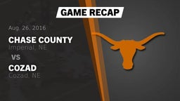 Recap: Chase County  vs. Cozad  2016