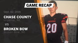 Recap: Chase County  vs. Broken Bow  2016