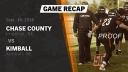 Recap: Chase County  vs. Kimball  2016