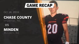Recap: Chase County  vs. Minden  2016