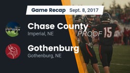 Recap: Chase County  vs. Gothenburg  2017