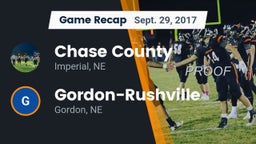 Recap: Chase County  vs. Gordon-Rushville  2017