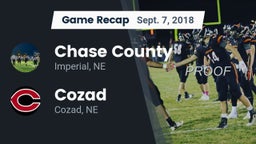 Recap: Chase County  vs. Cozad  2018