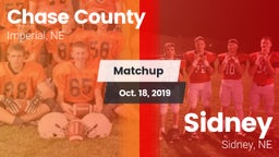 Matchup: Chase County High vs. Sidney  2019