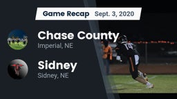 Recap: Chase County  vs. Sidney  2020