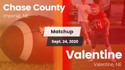 Matchup: Chase County High vs. Valentine  2020