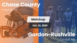 Matchup: Chase County High vs. Gordon-Rushville  2020