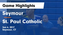 Seymour  vs St. Paul Catholic  Game Highlights - Jan 6, 2017