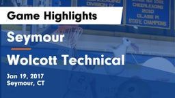 Seymour  vs Wolcott Technical  Game Highlights - Jan 19, 2017